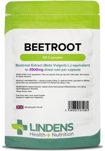 Lindens Beetroot 3500mg - 50 Capsules
