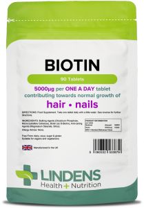Lindens Biotin 5.0mg - 90 Tablets