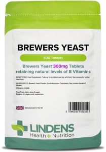 Lindens Brewers Yeast 300mg - 500 Tablets