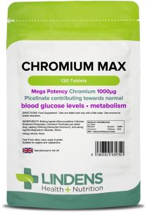 Lindens Chromium Max 1000mcg - 120 Tablets
