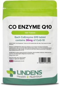 Lindens CoEnzyme Q10 30mg - 120 Tablets