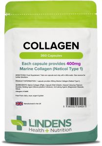 Lindens Collagen (Marine) 400mg - 360 Capsules