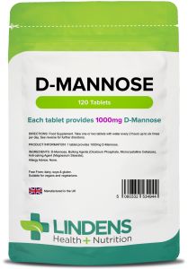 Lindens D-Mannose 1000mg - 120 Tablets