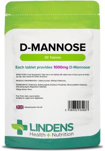 Lindens D-Mannose 1000mg - 30 Tablets