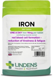 Lindens Iron 14mg - 360 Tablets