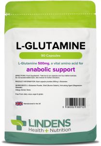 Lindens L-Glutamine 500mg - 90 Capsules