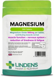 Lindens Magnesium (MgO 500mg) - 500 Tablets
