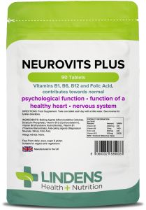Lindens Neurovits Plus (B1, B12, B6, Folic Acid) - 90 Tablets