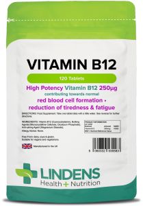 Lindens Vitamin B12 250mcg - 120 Tablets