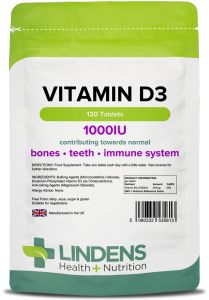 Lindens Vitamin D3 1000 IU - 120 Tablets