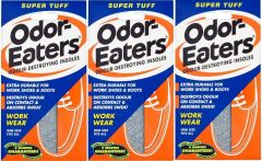 3 x Odor-Eaters SUPER TUFF Deodorising Insoles