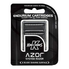 King Of Shaves Replacement Blades for Azor Razor - 4 Pack