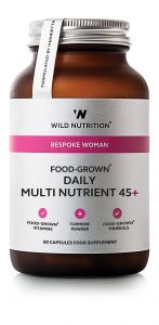 Wild Nutrition Bespoke Woman Food-Grown Daily Multi Nutrient 45+ 60 caps