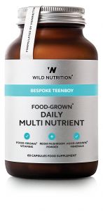 Wild Nutrition Bespoke Teenboy Food-Grown Daily Multi Nutrient 60 caps