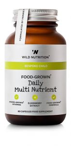 Wild Nutrition Bespoke Child Food-Grown Daily Multi Nutrient 60 caps