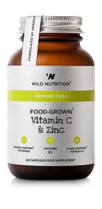 Wild Nutrition Bespoke Child Food-Grown Vitamin C & Zinc 30 caps