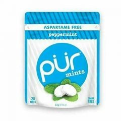 PUR Mints - 12 Bags (240 Mints) Peppermint