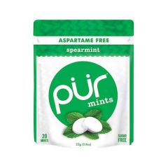 PUR Mints - 12 Bags (240 Mints) Spearmint