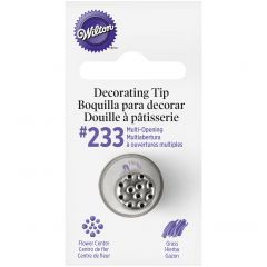 Wilton Decorating Multi-Open Tip #233 Carded