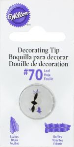 Wilton Decorating Leaf Tip #70 Carded