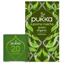 Pukka Herbal Organic Teas - Supreme Green Matcha
