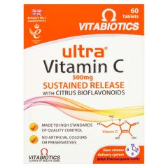 Vitabiotics Ultra Vitamin C 500mg Sustained Release - 60 Tablets