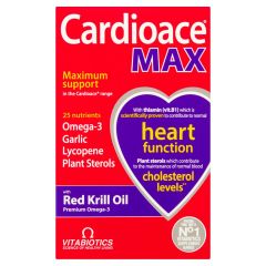 Vitabiotics Cardioace Max - 56 Cardioace caps + 28 Krill Oil caps