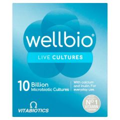 Vitabiotics Wellbio Live Cultures 10 Billion Microbiotic Cultures - 30 Caps