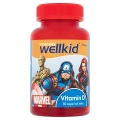Vitabiotics WellKid Marvel Vitamin D - 7-14yrs - 50 Soft Jellies