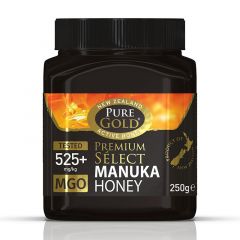 Pure Gold MGO 525+ Premium Select Manuka Honey - 250g