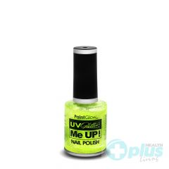 Paintglow UV Neon Glitter Nail Polish 10ml - Mint Green