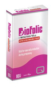 Quest Biofolic - L-Methyl Folate 400mcg - 60 Tablets