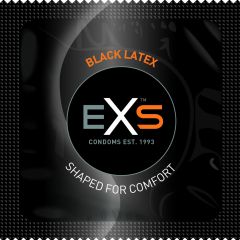 EXS Black Latex Condoms - 4