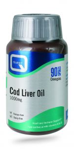 Quest Cod Liver Oil 1000mg Omega 3 Fatty Acids - 90 Capsules