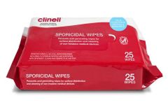Clinell Sporicidal Wipes - 25 Pack