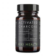 Kiki Health Activated Charcoal Capsules - 50 Vegicaps