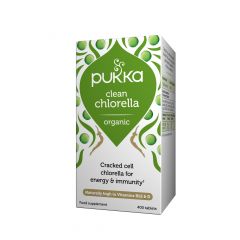 Pukka Herbs Organic Clean Chlorella - 400 Tablets