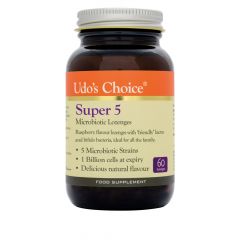 Udos Choice Super 5 Microbiotics - 60 Lozenges