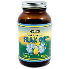 FMD Cold Pressed Flax Seed Oil 1000mg - 90 Capsules