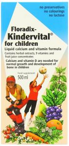 Floradix - Kindervital Liquid Calcium and Vitamin Formula - 500ml