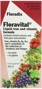 Floradix - Floravital Liquid Iron and Vitamin Formula - 500ml