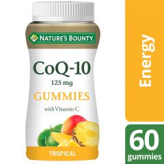 Nature's Bounty CoQ-10 125mg Gummies with Vitamin C - Tropical - 60 Pack