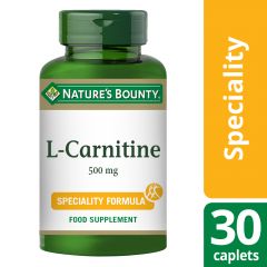Nature's Bounty L-Carnitine 500mg - 30 Caplets