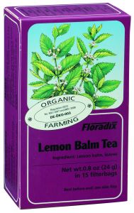 Salus Floradix - Lemon Balm Herbal Tea - 15 Bags
