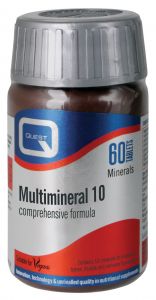 Quest Multimineral 10 - Complex Formula - 60 Tablets