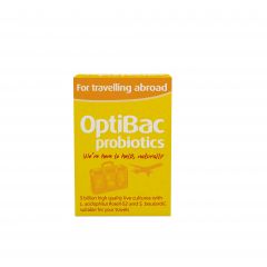 OptiBac Probiotics | For Travelling Abroad | 20 Capsules