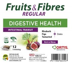 Ortis Fruits & Fibres Regular Chewable Cubes - 12 Pack