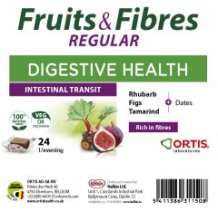 Ortis Fruits & Fibres Regular Chewable Cubes - 24 Pack