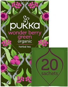 Pukka Herbal Organic Teas - Wonderberry Green