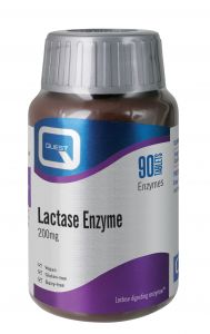 Quest Lactase - Lactose Digesting Enzyme - 200mg - 90 Tablets